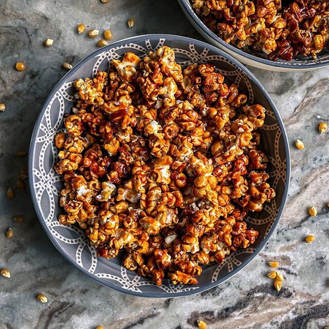 Salted caramel popcorn is by far one of the leading reasons that I go to movie theaters to watch a movie. For me it&rsquo;s an event to get to watch something while eating something so crunchy, sweet, and salty in every bite! Follow along to see how 