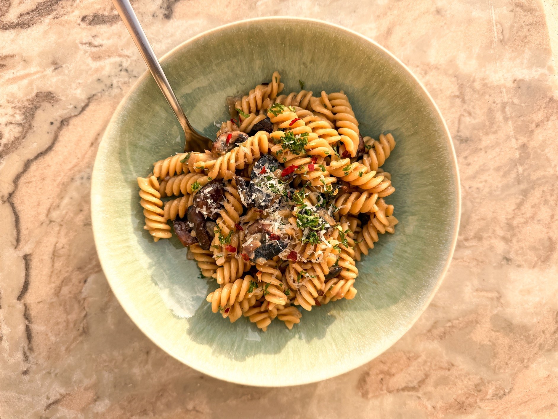 Mushroom Carbonara