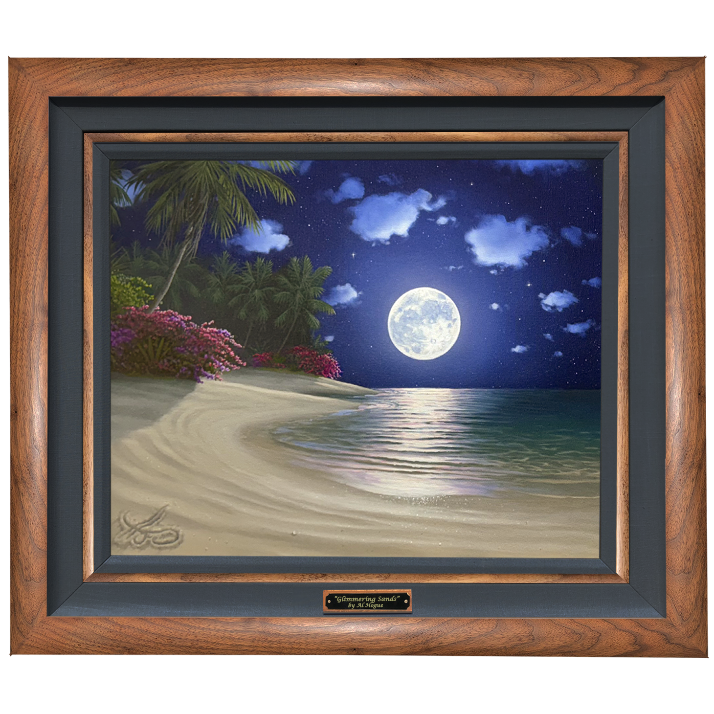Glimmering Sands 16x20 oil painting Deluxe walnut navy $ PNG.png