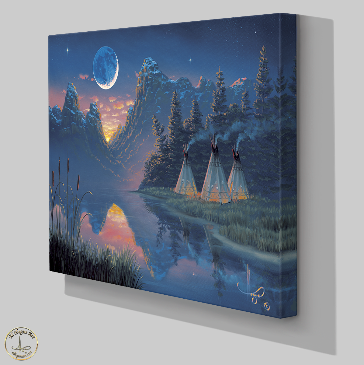 A Summers Eve CL gallery wrap wall art PNG.png