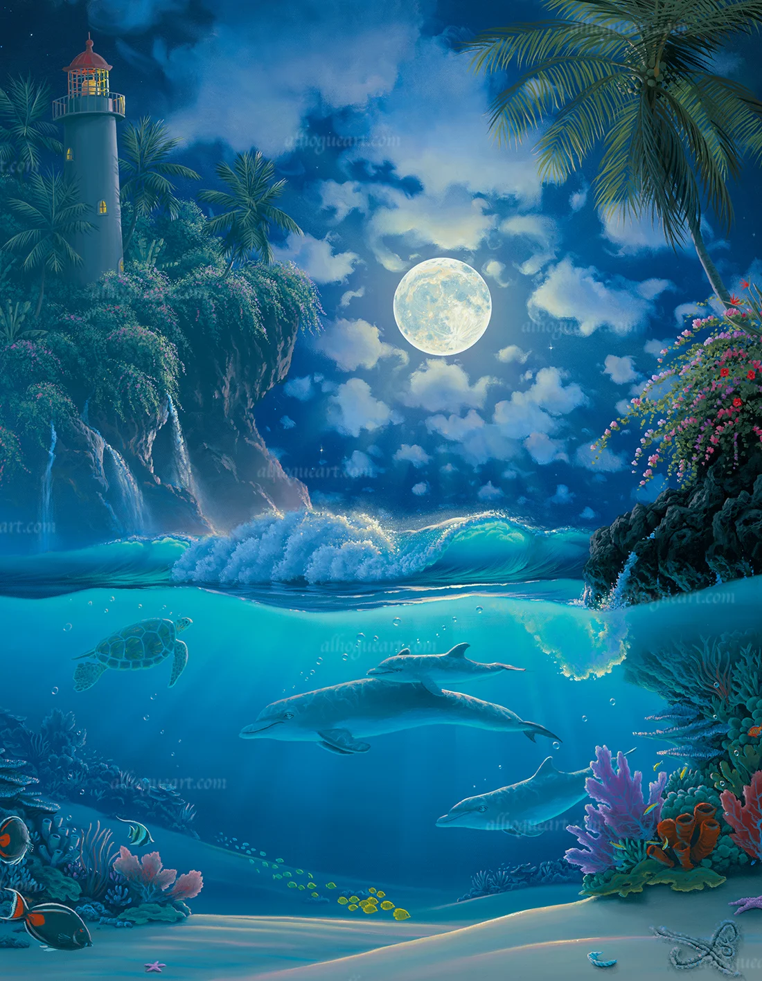 "Garden Of Light" SN 24X30 giclee 140 AC 30X37.5 giclee 120 MC 36X45 giclee 75 Total 335