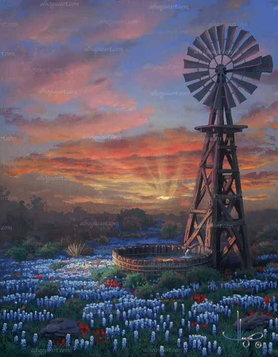 "Western Glow" Available on limited edition Giclee on canvas