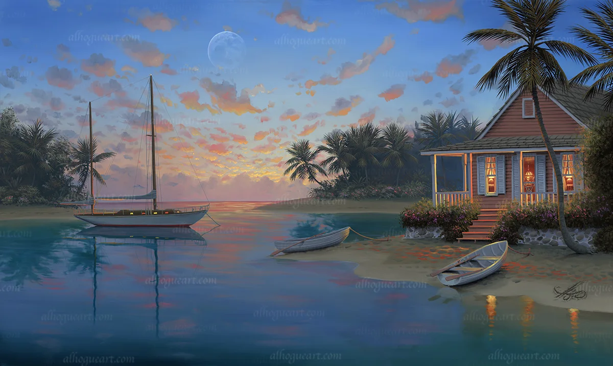 "Serenity Cove" Available on limited edition Giclee on canvas