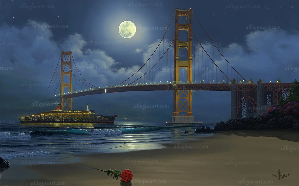 "Lighting The Way Home" Available on limited edition Giclee on canvas