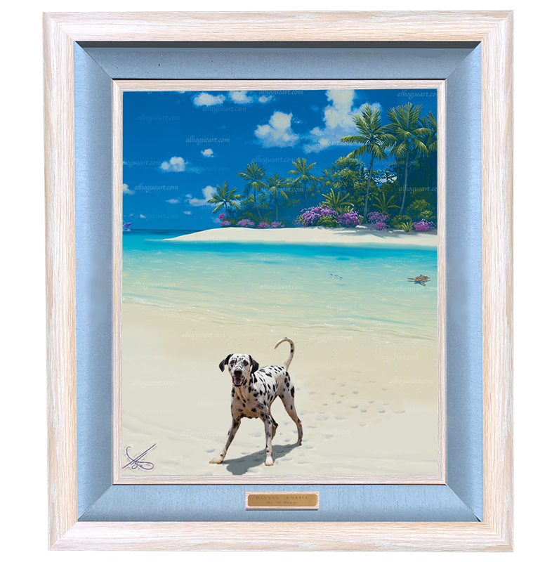 %22Prinsess's day at the Beach%22 framed.png