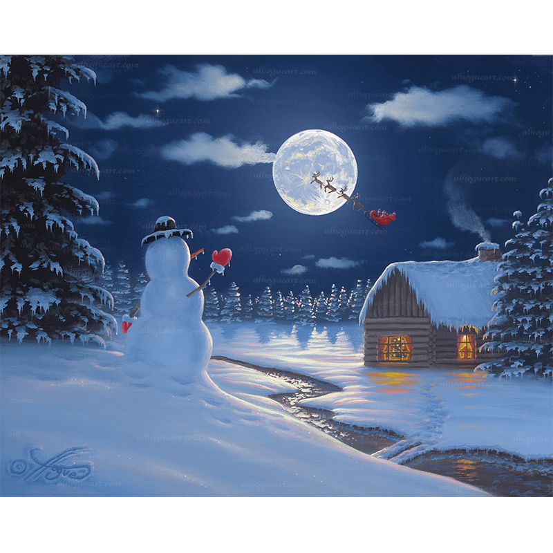 Christmas MoonCL3D wall art PNG.png