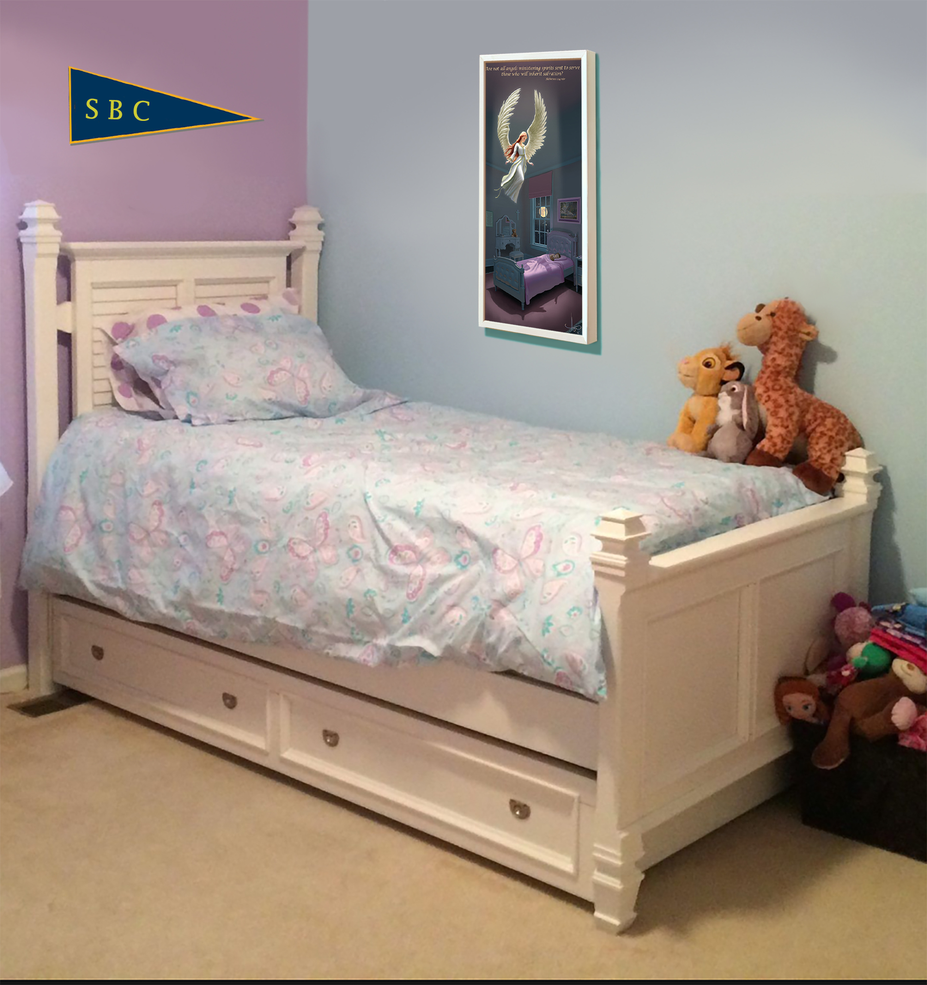 Ministering angel CL scripture print lifestyle bedroom.png
