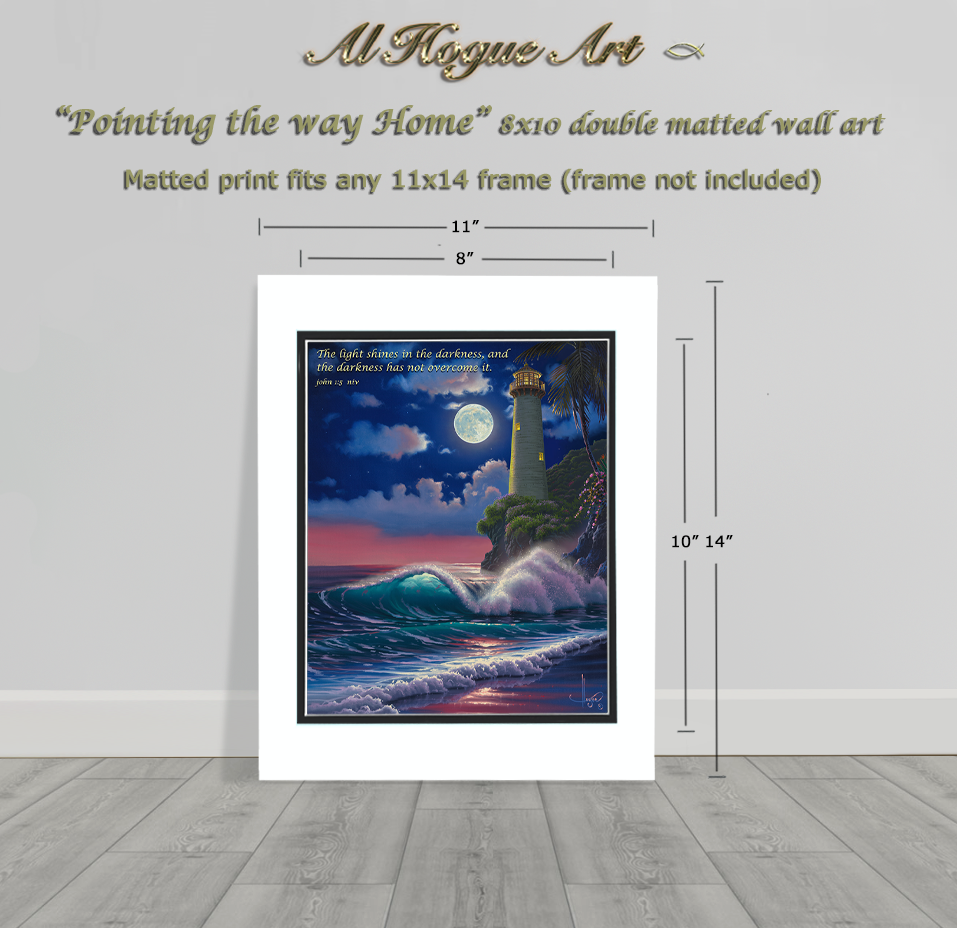 Pointing the way Home matted 8x10 scripture print to fit 11x14 frame lifestyle.png