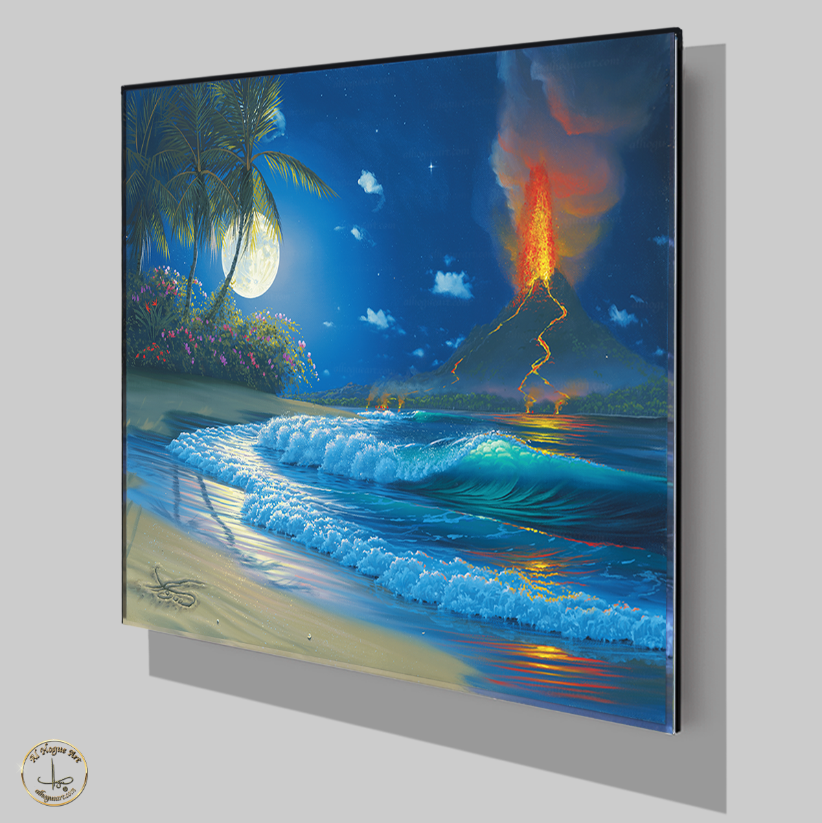 Volcano Moon CL3D acrylic floating wall art Amazon PNG.png