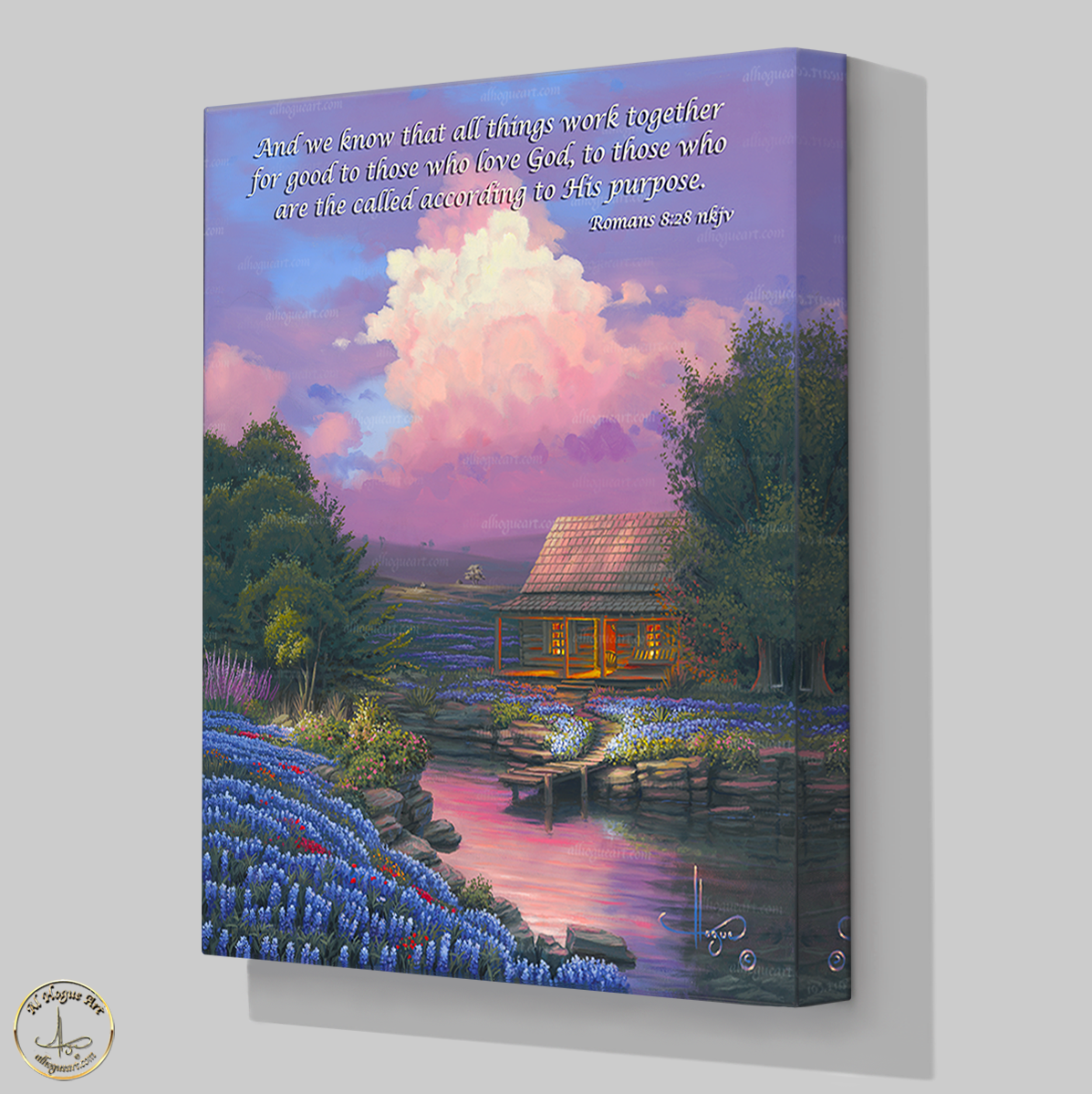 Distant Thunder scripture canvas wrap wall art PNG.png