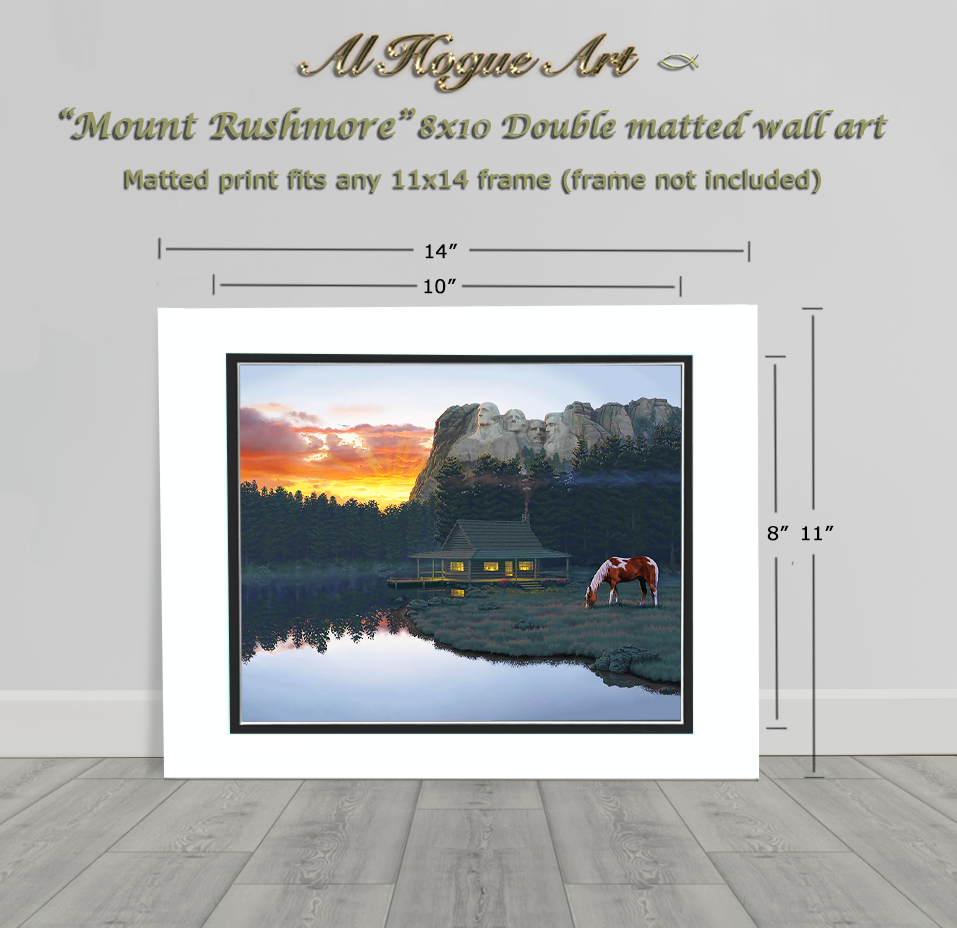 Mount Rushmore matted 8x10 wall art to fit 11x14 frame lifestyle PNG.png