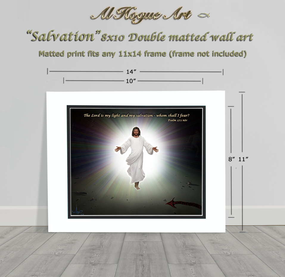 Salvation matted 8x10 scripture print to fit 11x14 frame lifestyle.png