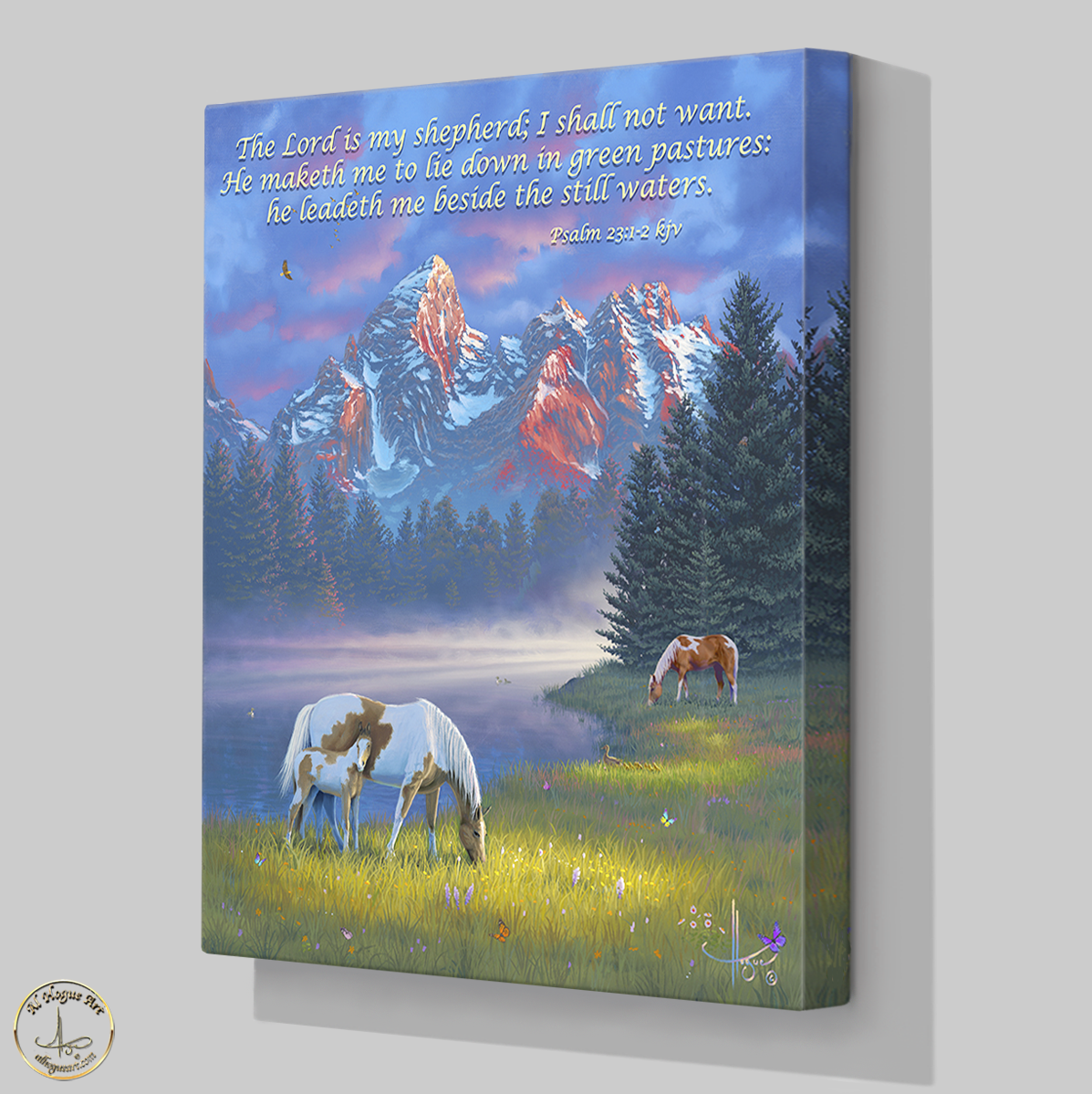 Green Pastures CL3D scripture gallery wrap wall art PNG.png