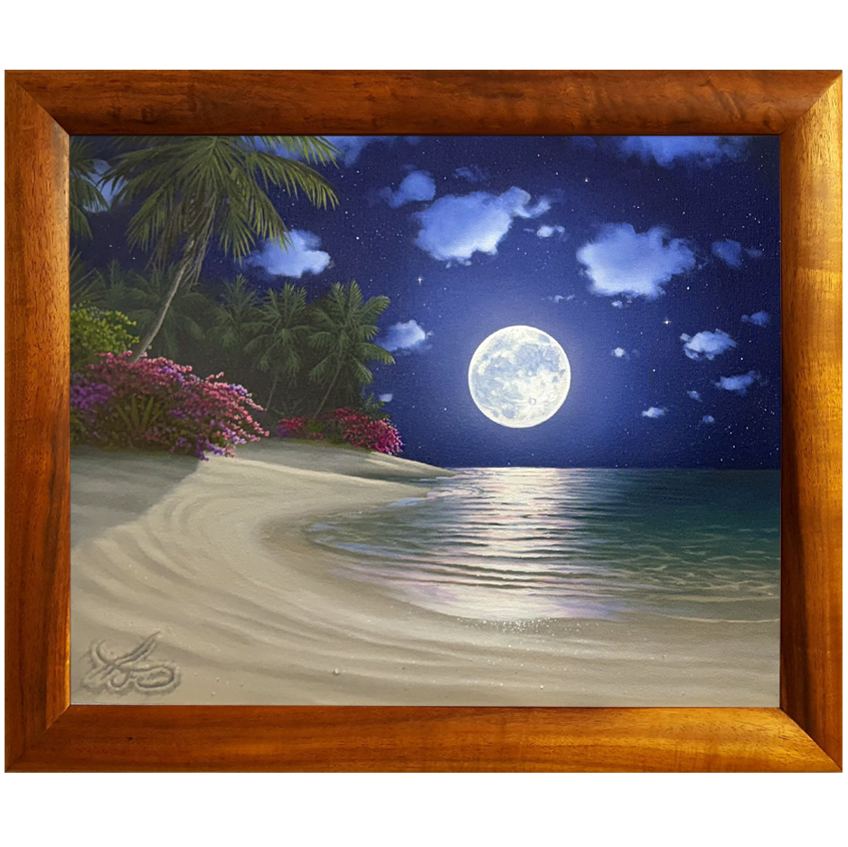 Glimmering Sands 16x20 oil painting koa framed $ PNG.png