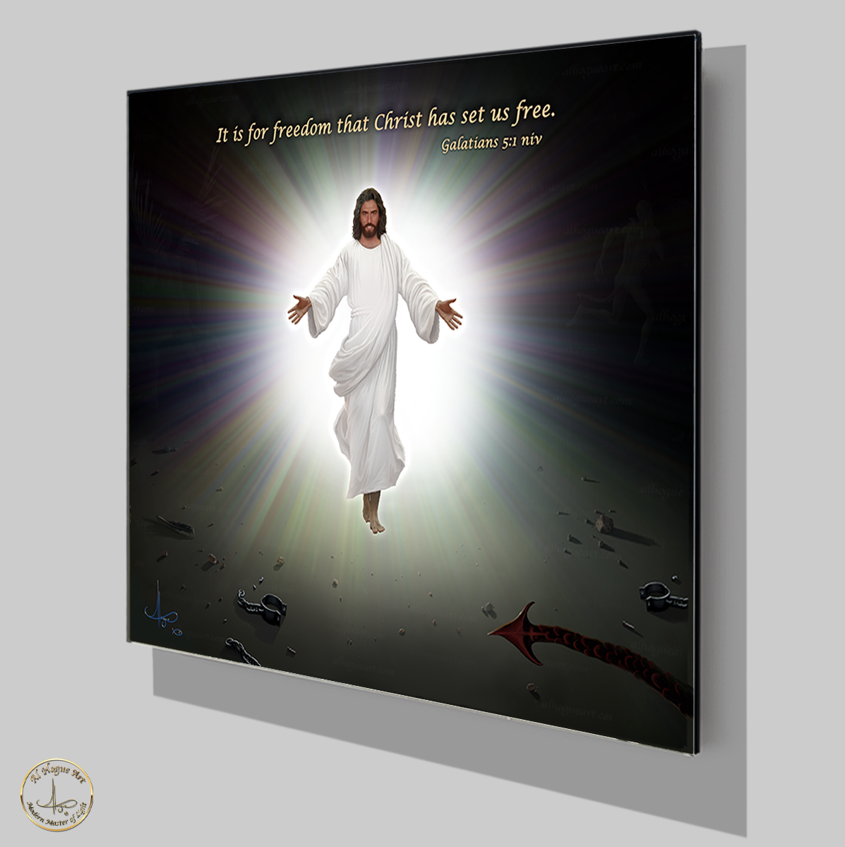 Chain Breaker acrylic floating scripture print Amazon PNG.png