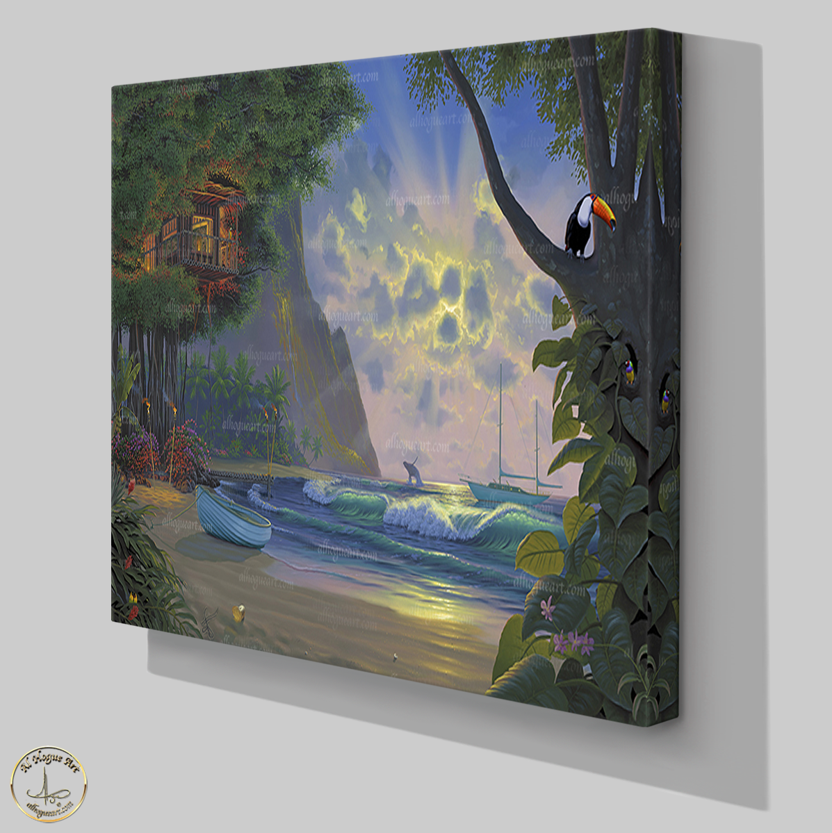 Paradise CL gallery wrap wall art PNG.png