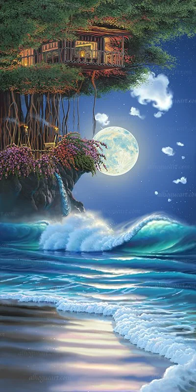 ジョン アルホーグ JOHN.AL.HOGUE、作品名.MOONLIT、 ジョン 