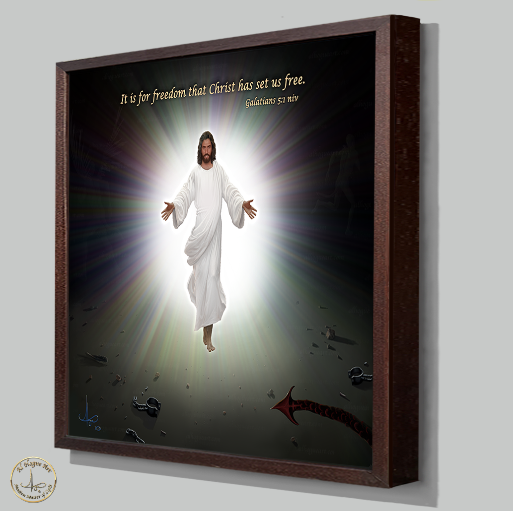 Chain Breaker CL3D scripture print walnut angle frame PNG.png