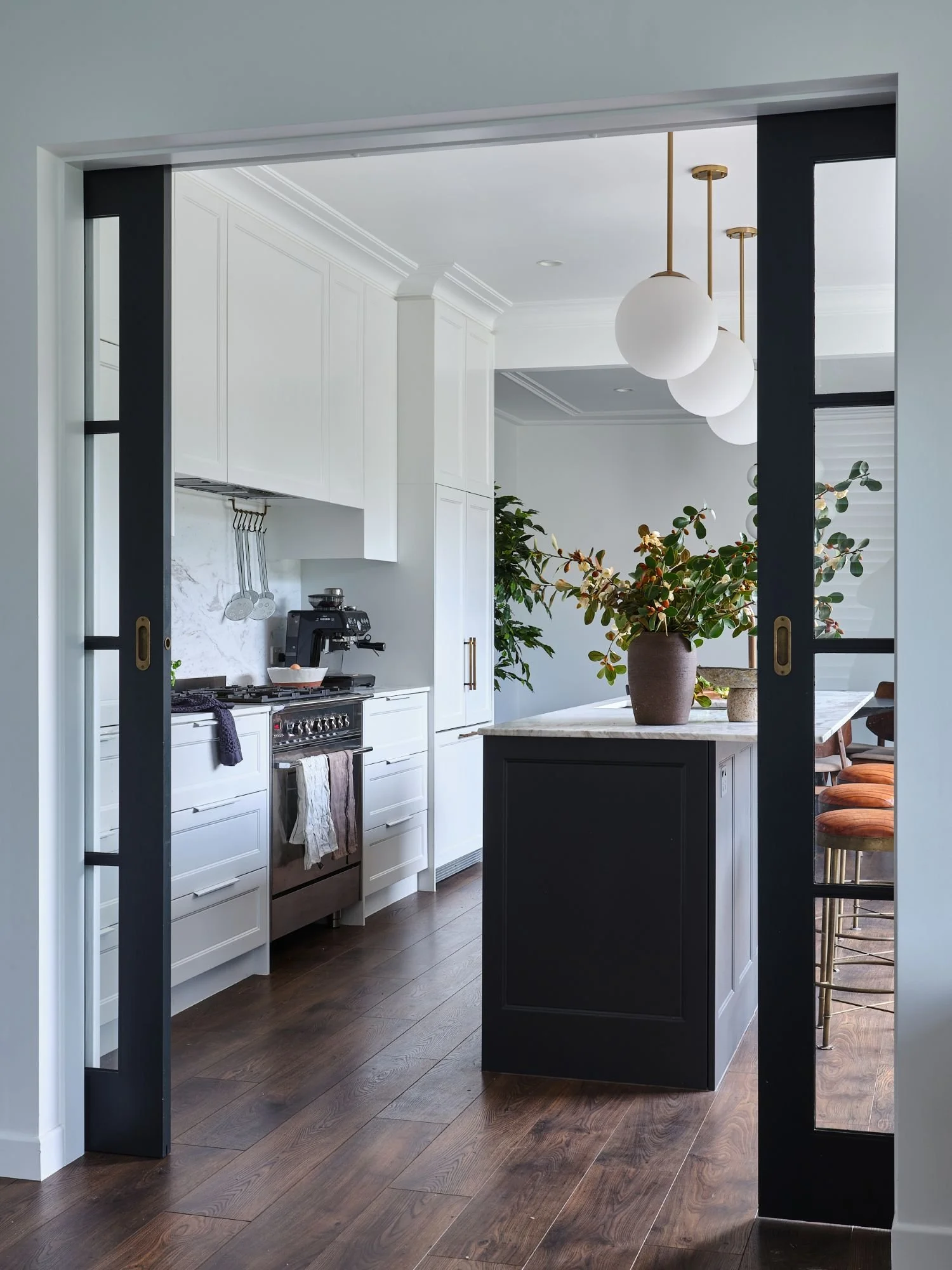 White and Grey Shaker kitchen