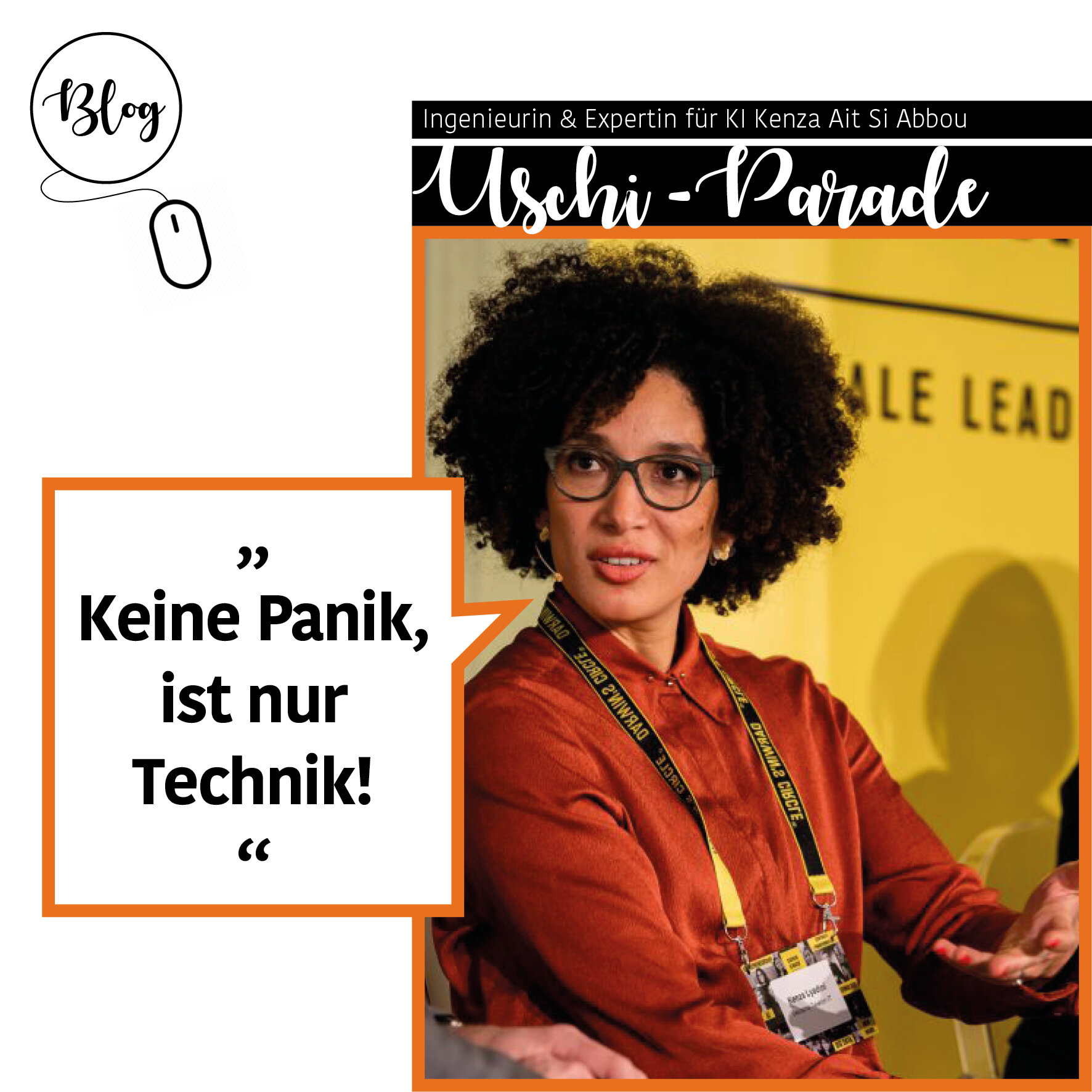 Keine Panik, ist nur Technik! – Kenza Ait Si Abbou