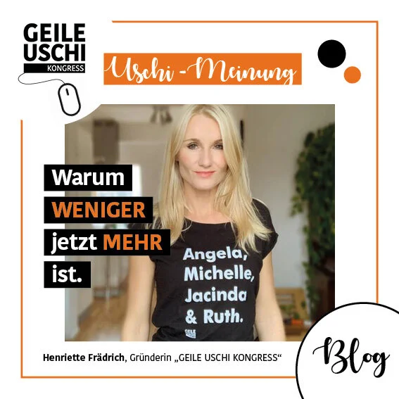 Warum WENIGER jetzt MEHR ist 