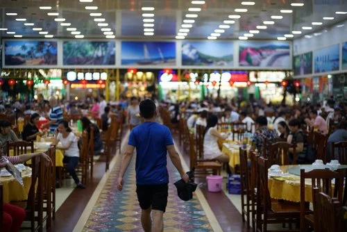 Sanya's night fish market
