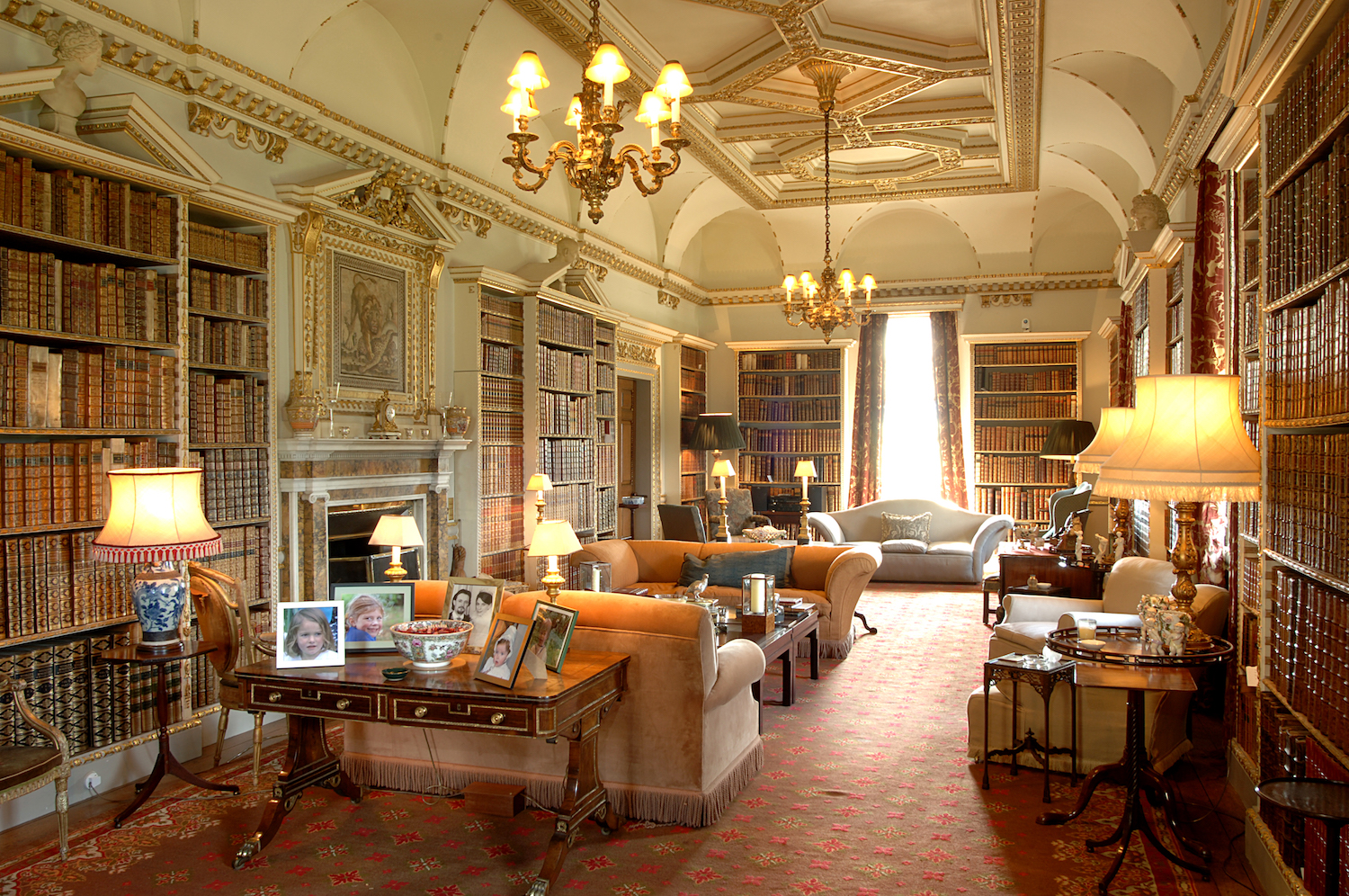   The Long Library, Holkham Hall, Norfolk  Photo: By kind permission of the Earl of Leicester and the Trustees of the Holkham Estate 