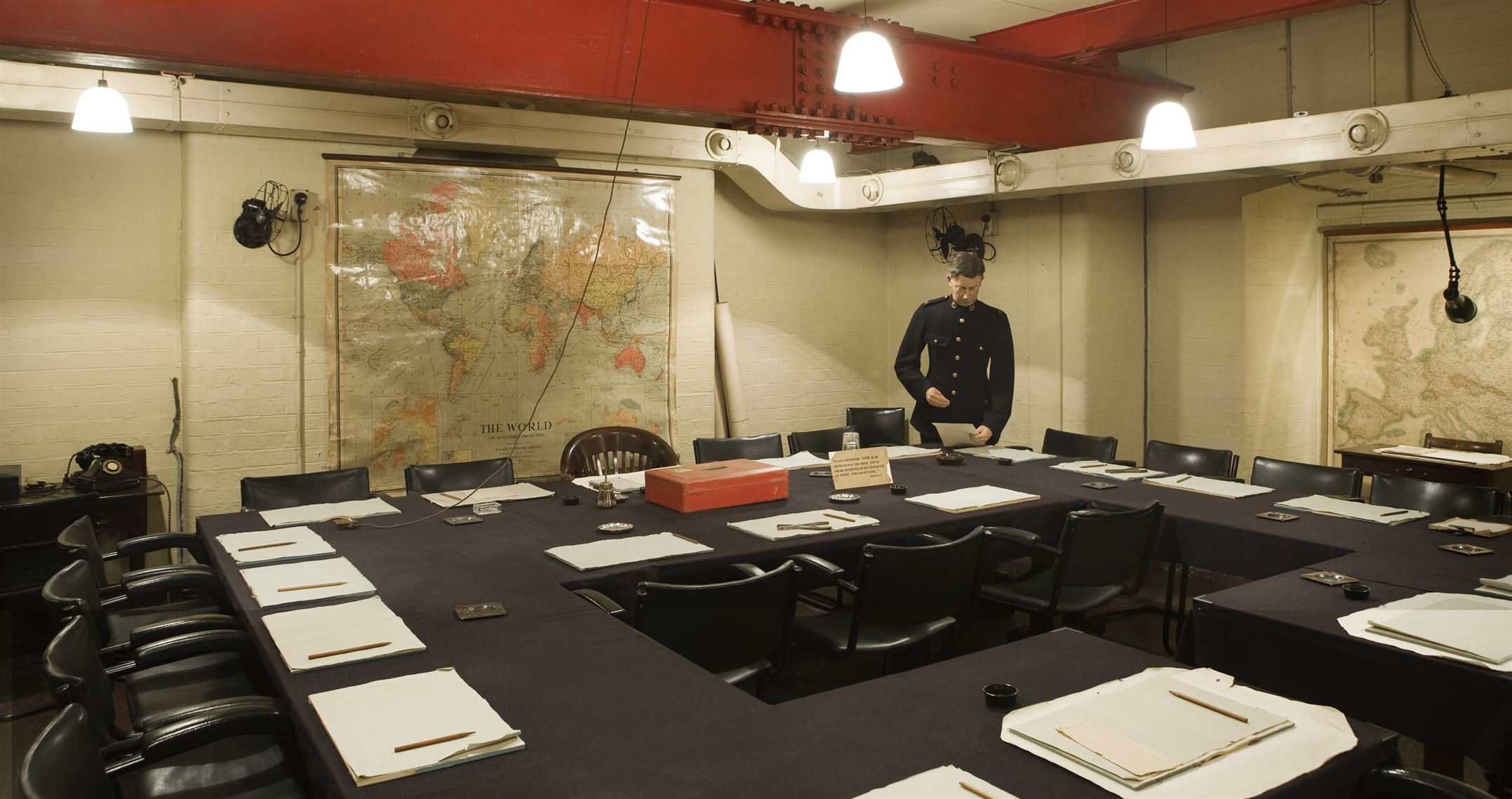  Churchill War Room. By permission of The Imperial War Museums 