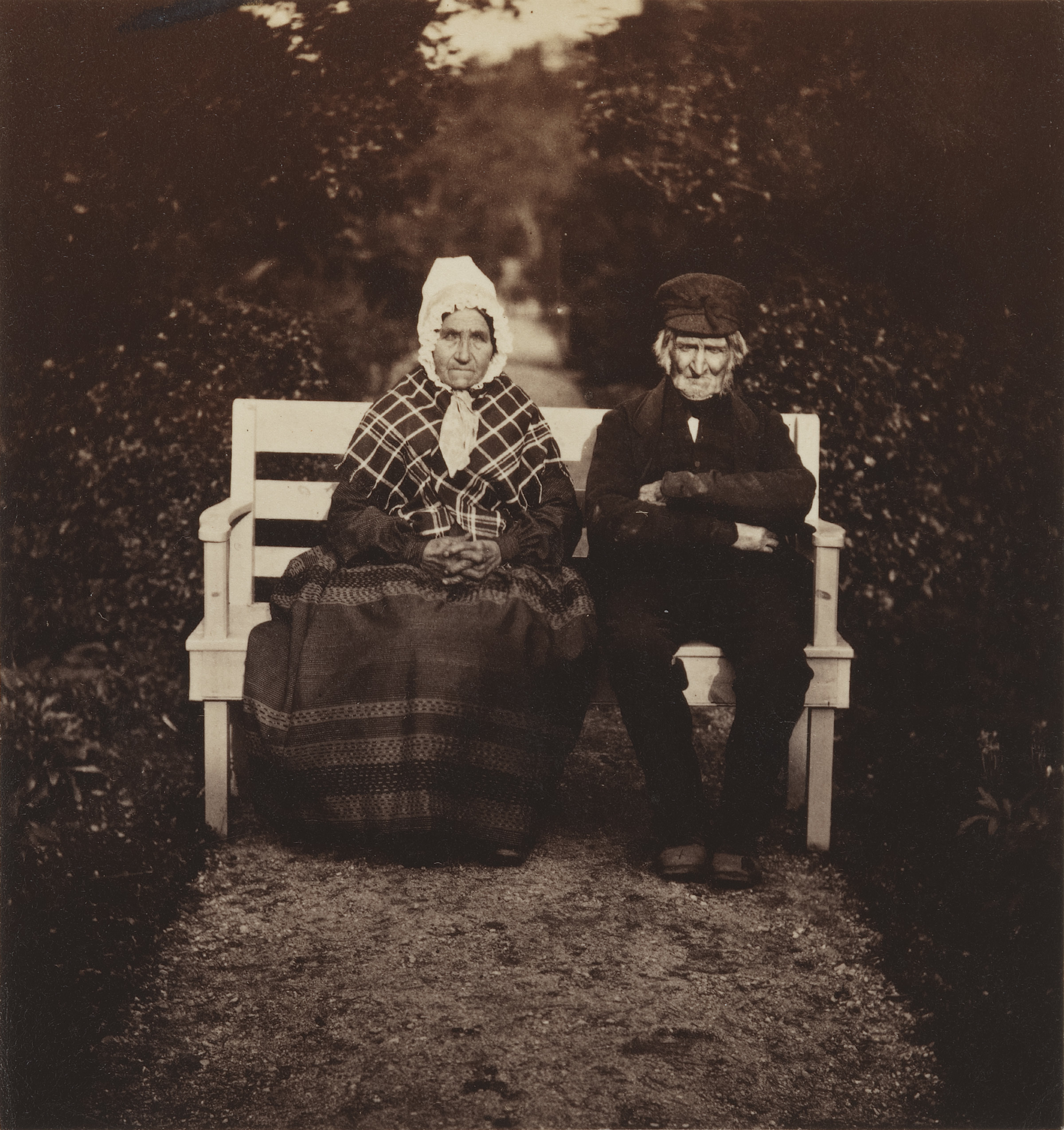  The old gardener Simpson and his wife; 1854 © National Portrait Gallery, London 