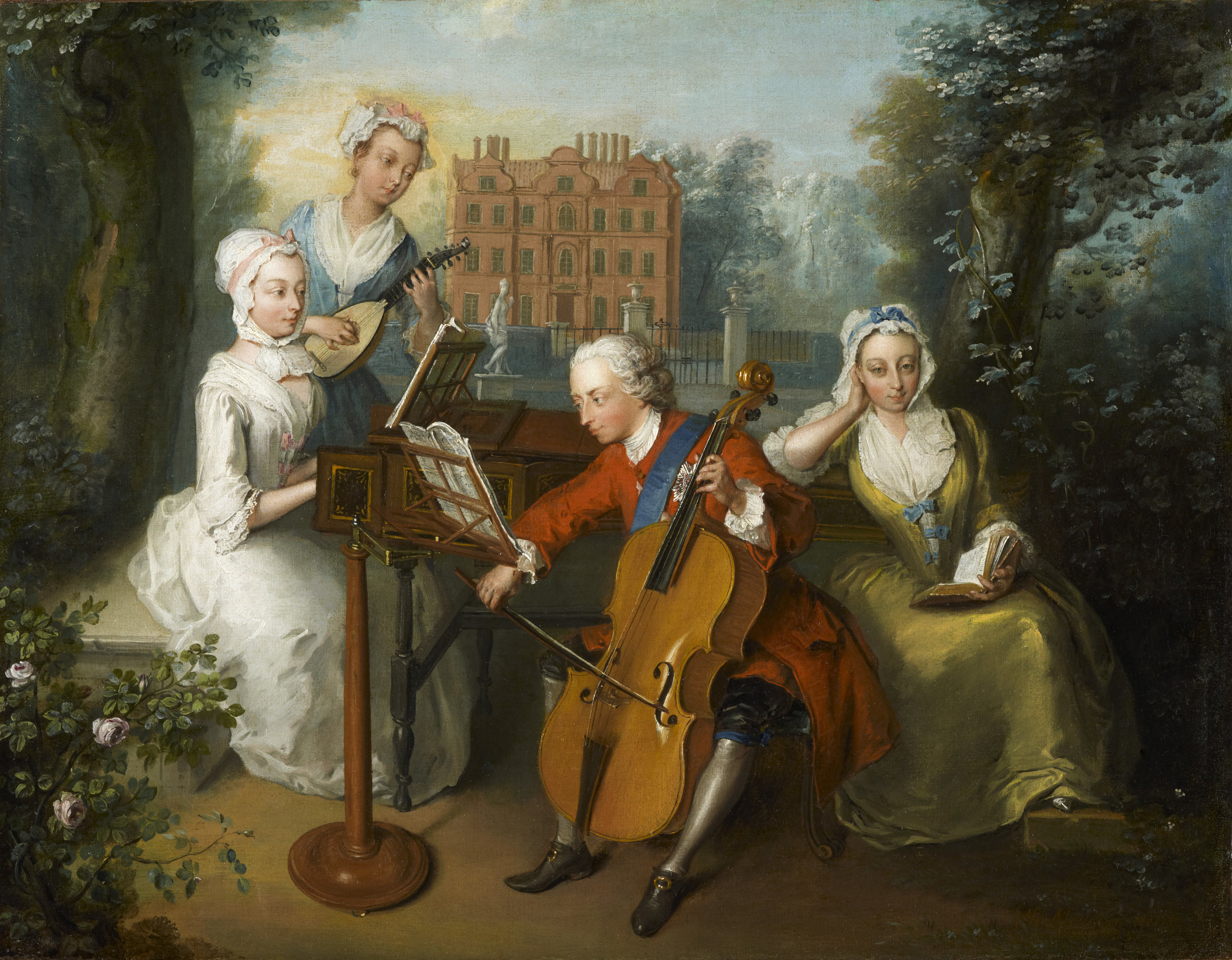  The Music Party, Philip Mercier, 1733 ©National Portrait Gallery, London 