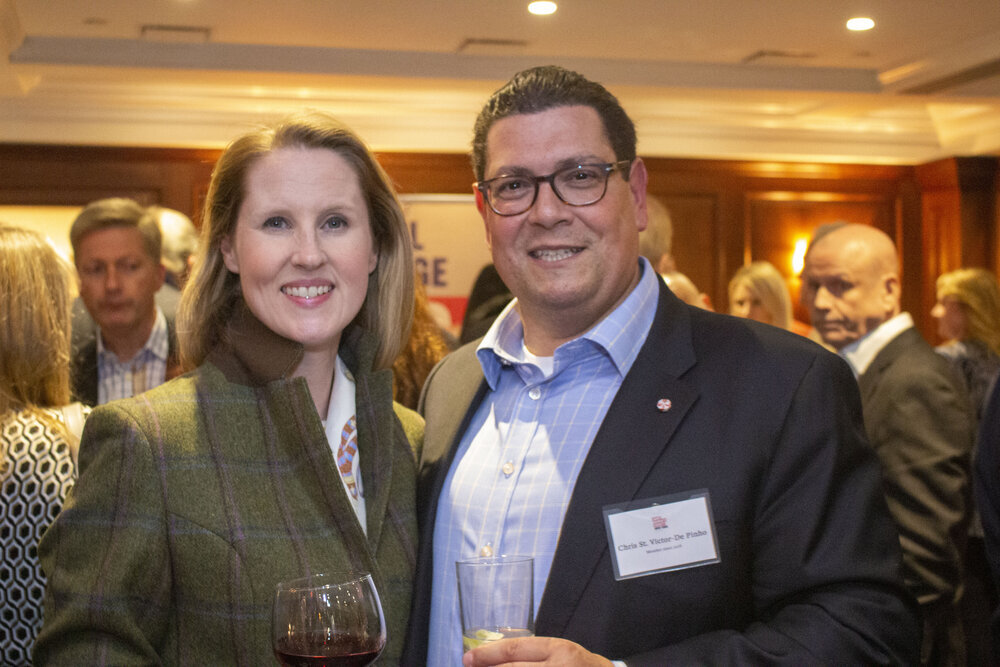 Thanks to members Christopher and Jennifer St. Victor de-Pinho (pictured), the Society hosted a special reception for our Connecticut-based supporters at the Indian Harbor Yacht Club in October. 