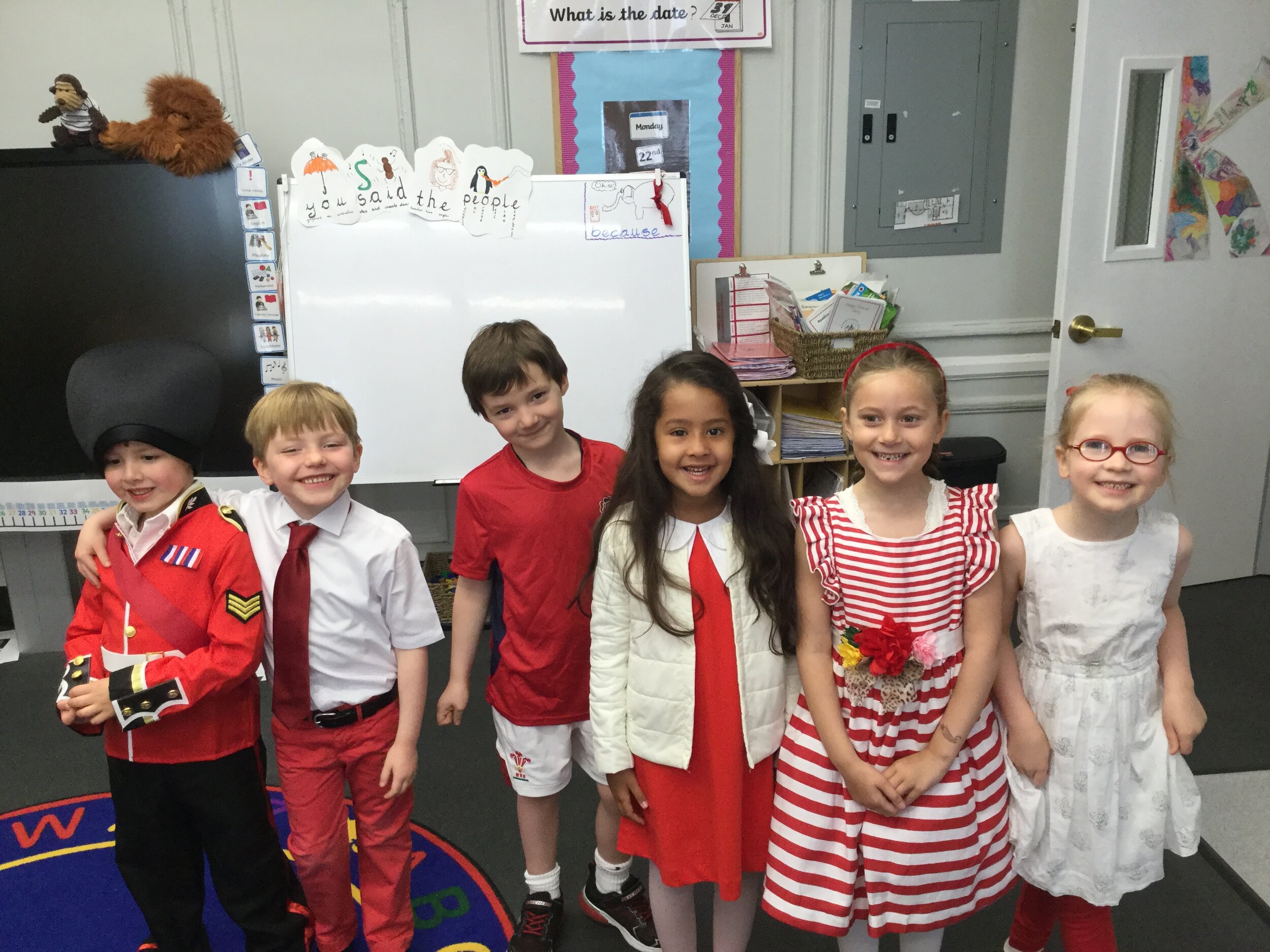  The students of Wetherby-Pembridge School set out to prove that you’re never too small to make a difference. On St. George’s Day, they wore red and white, raising nearly $500 for the Society. 