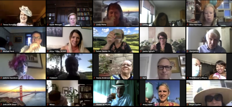 Members and friends from over 30 participating organizations joined us online for our first ever British-American Societies’ (Virtual) Summer Garden Party. Hosted by Carl Raymond with special appearances by Curt DiCamillo, The London Philharmonic Or
