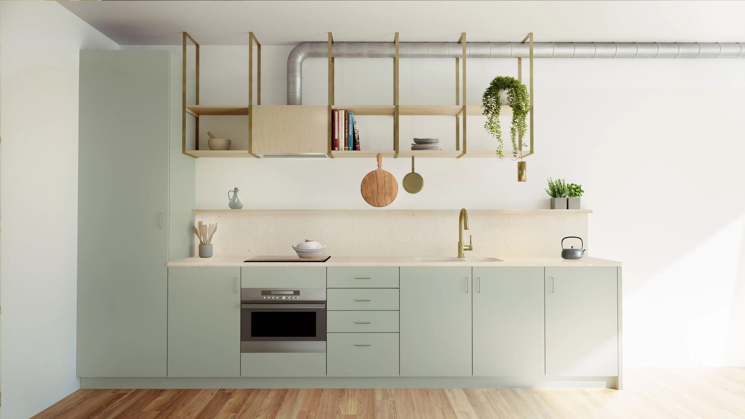 Interior joinery design is refined and considered.