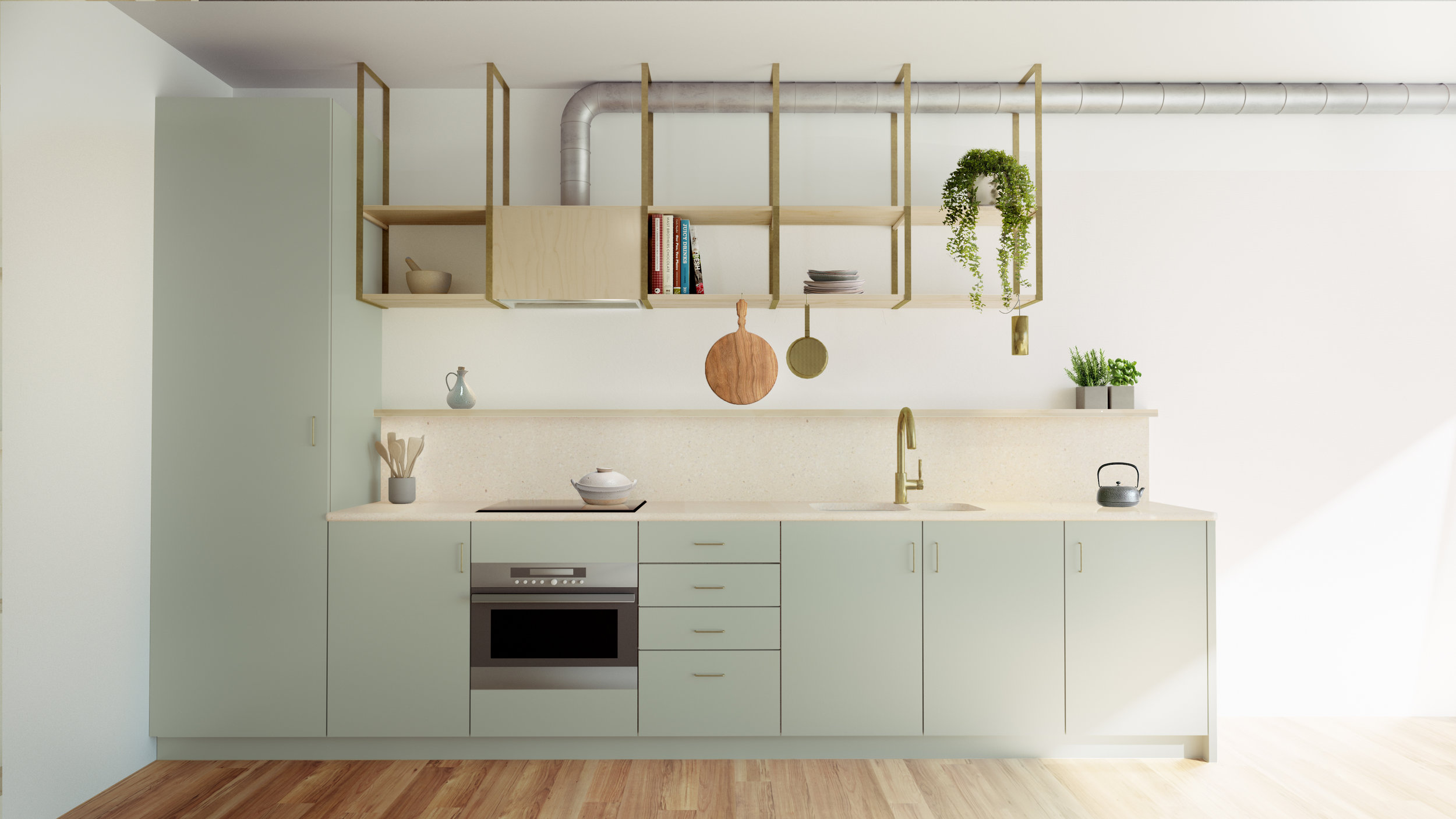 Interior joinery design is refined and considered.