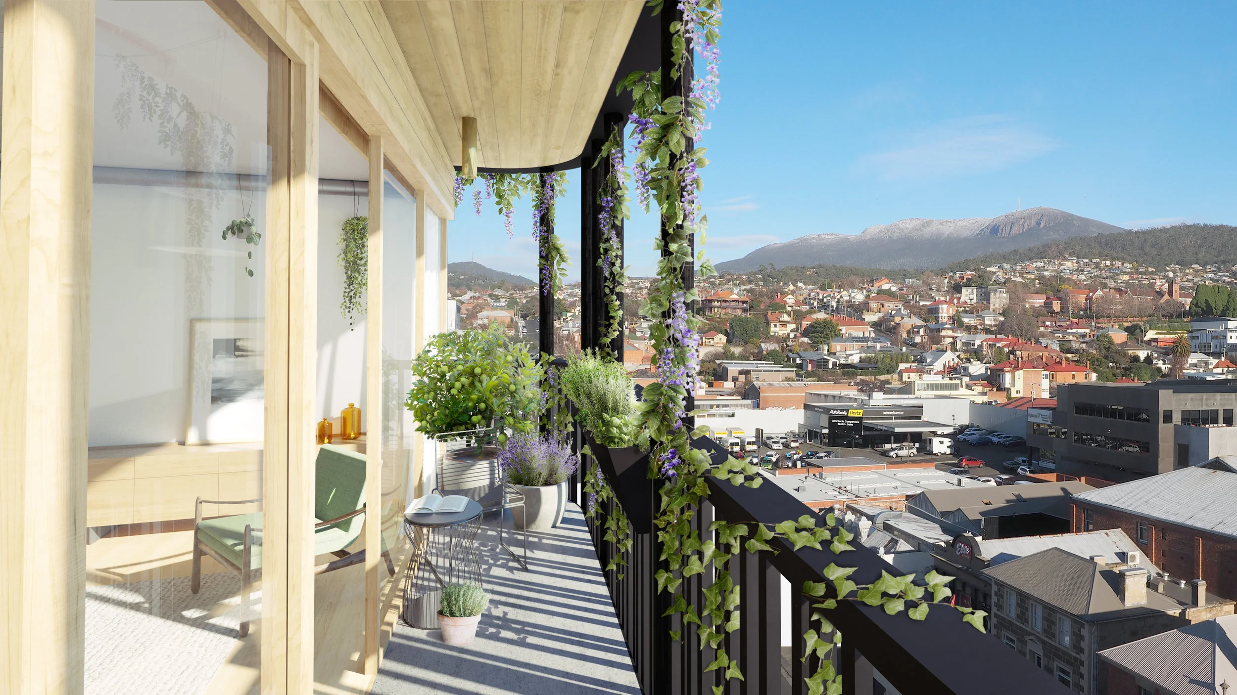 Like its Melbourne counterpart, The Commons Hobart will have an enviable urban location and views that will sweep across the city and the quiet constant of Mount Wellington in the background.&nbsp;