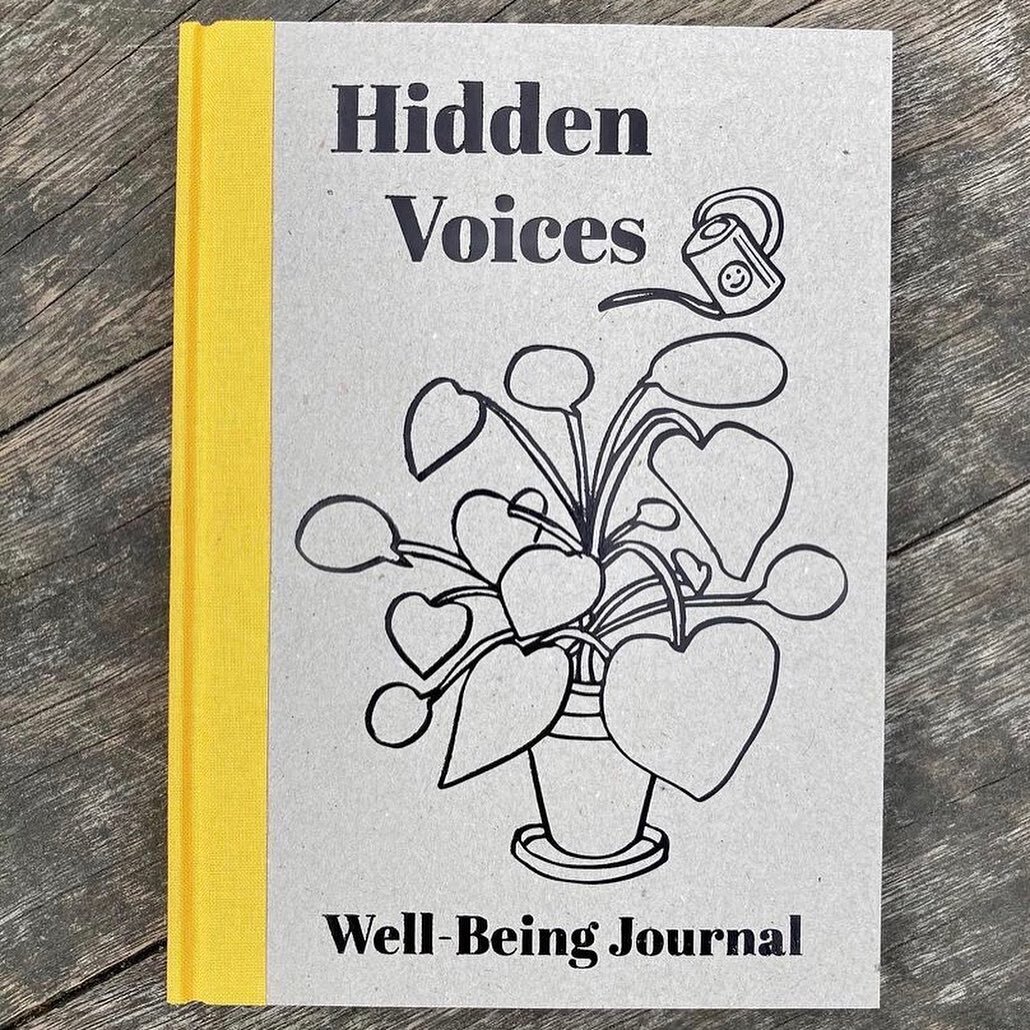 Earlier this year I designed a Well-Being activity book/journal for female carers with @mac_birmingham and the &lsquo;Hidden Voices&rsquo; project. It includes quotes from participants&rsquo; song writing and was beautifully printed by @calverts_lond