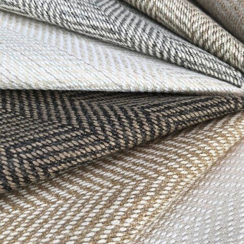 Sun Cloth Hamptons by Bart Halpern.⁠
⁠
Classic herringbone design made from 100% solution dyed acrylic, making it a great choice for outdoor use.⁠
⁠
Fade resistant, stain resistant &amp; bleach cleanable.⁠
⁠
#RenegadeLondon #BartHalpern #LuxuryFabric