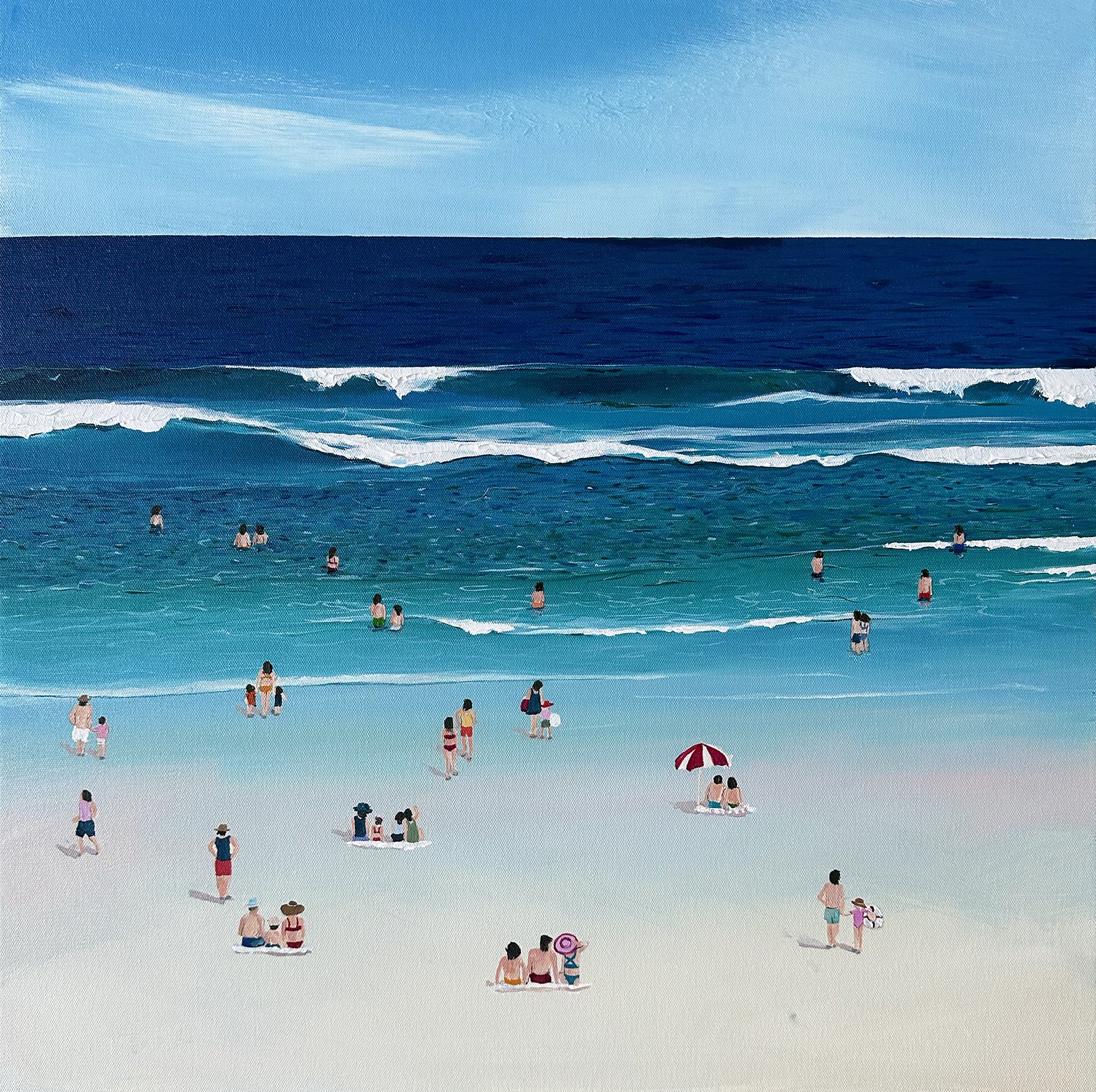 6 Summer Holidays are Here 62cm x 62cm framed.jpg