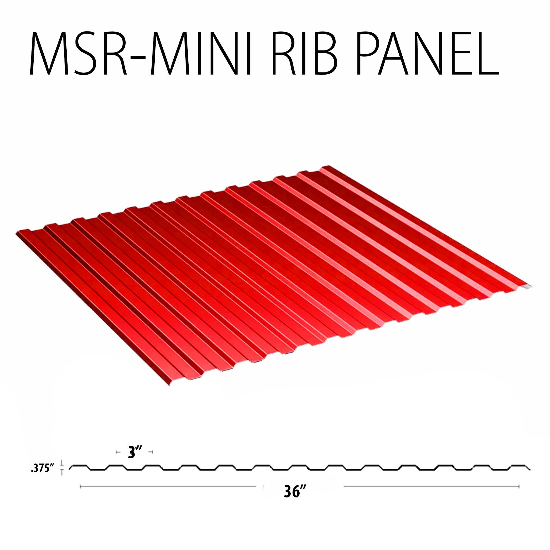 MSR- Mini Rib Panel