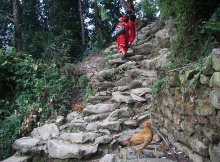 Nepal "level" means up up up. Kanchenjunga, 2010