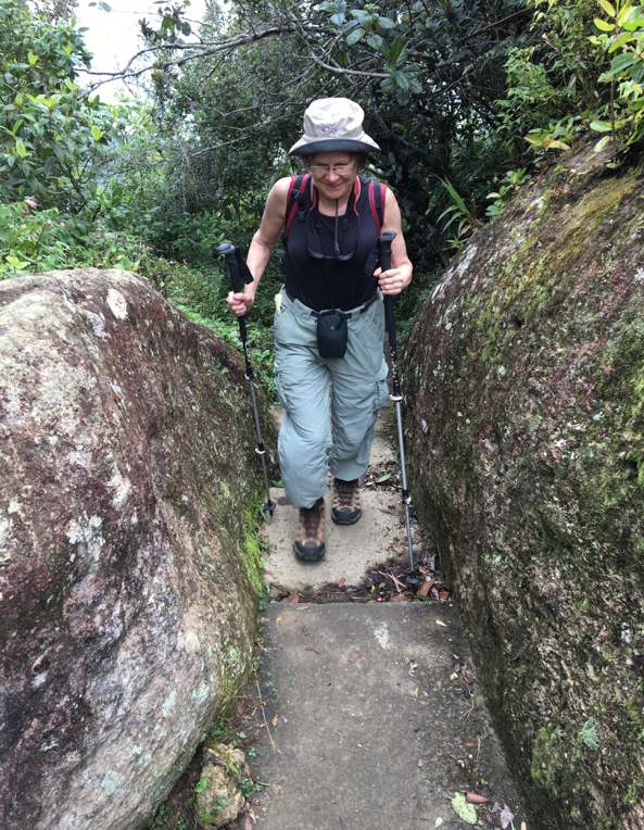 Gran Pierdra trail near Santiago, Cuba, 2016.