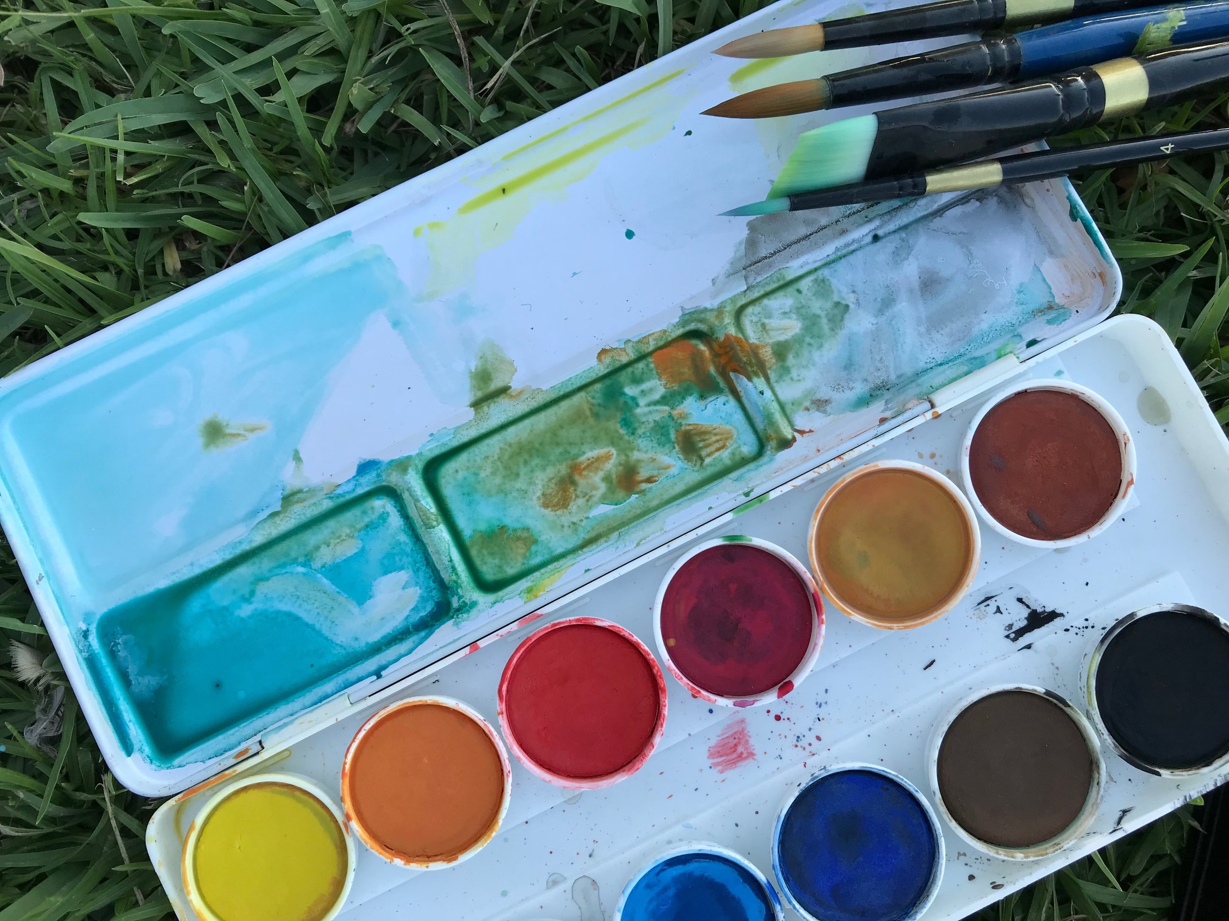 Painting the sky