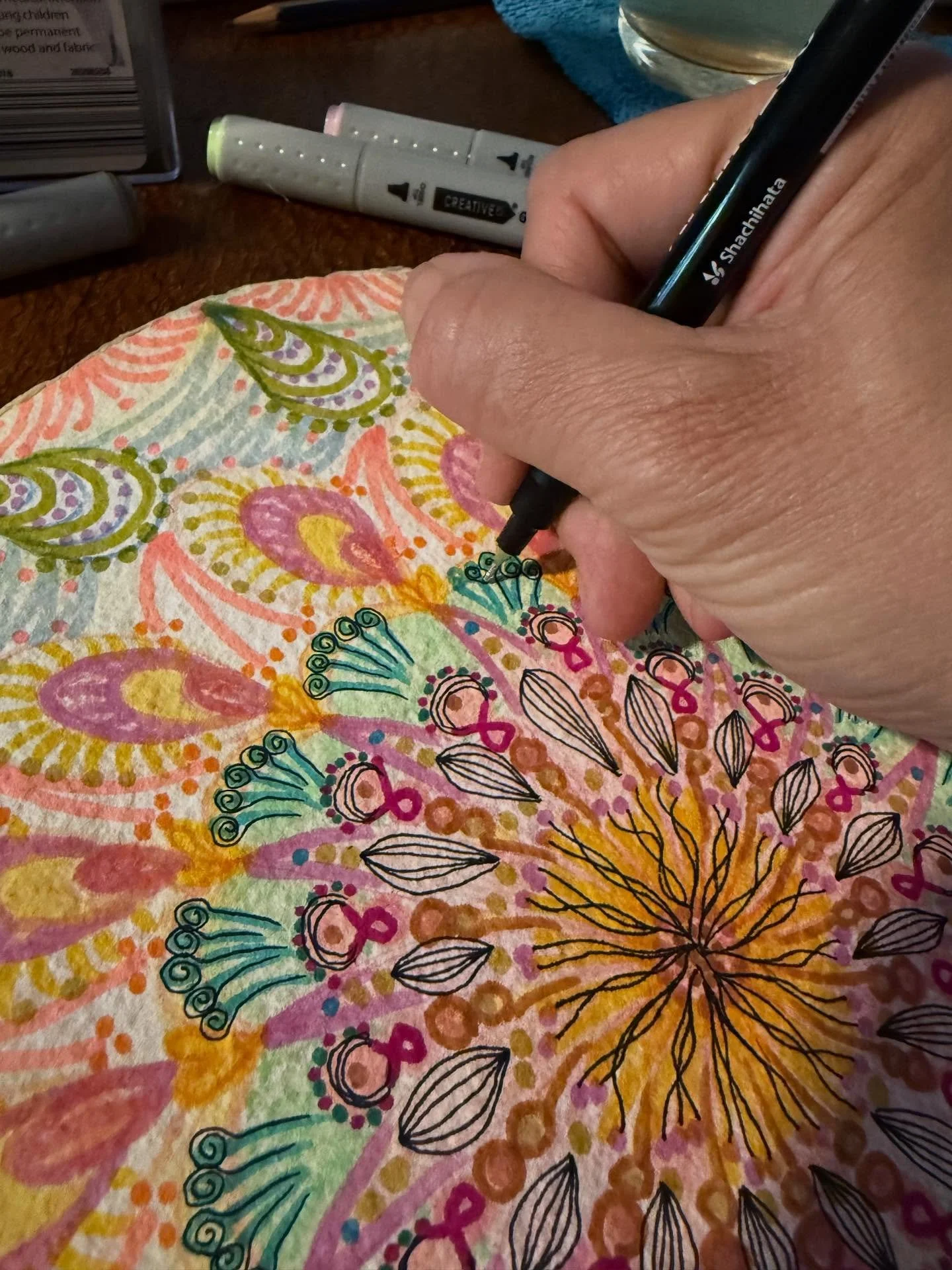 First day of 2026 is looking like&hellip;

#mandaladrawing #kindlingcreativelife #restdontquit