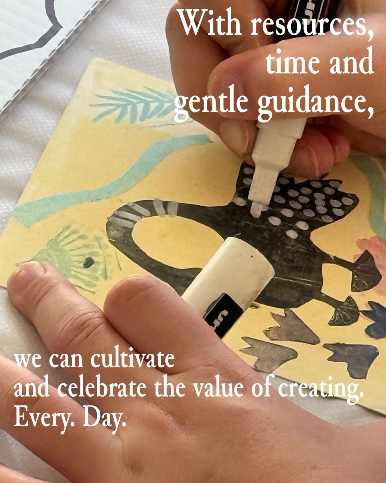 Creativity is what you do. Every. Day. 💚

#kindlingcreativelife