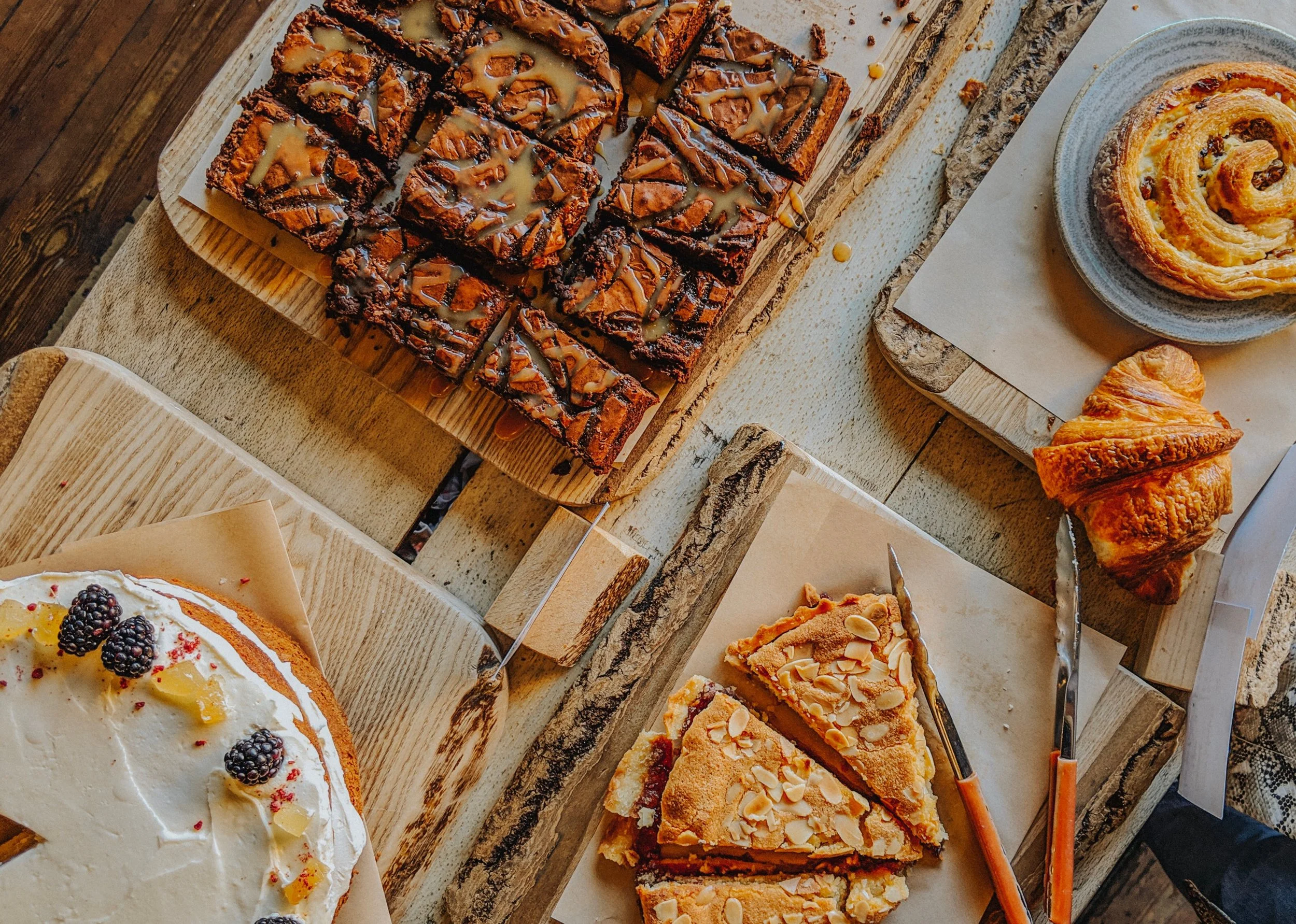 Pastries at Brew & Brownie