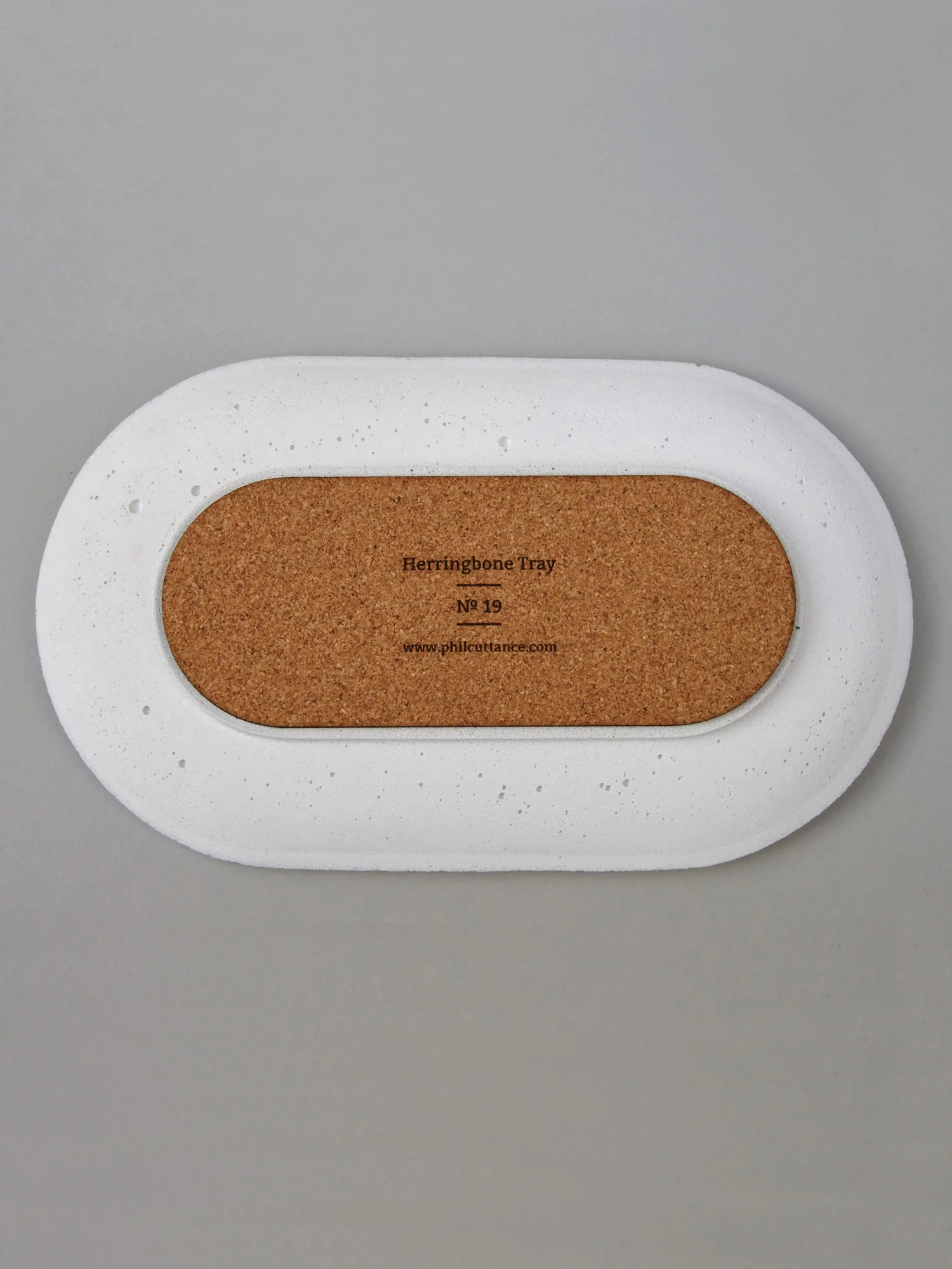 Herringbone Tray cork base