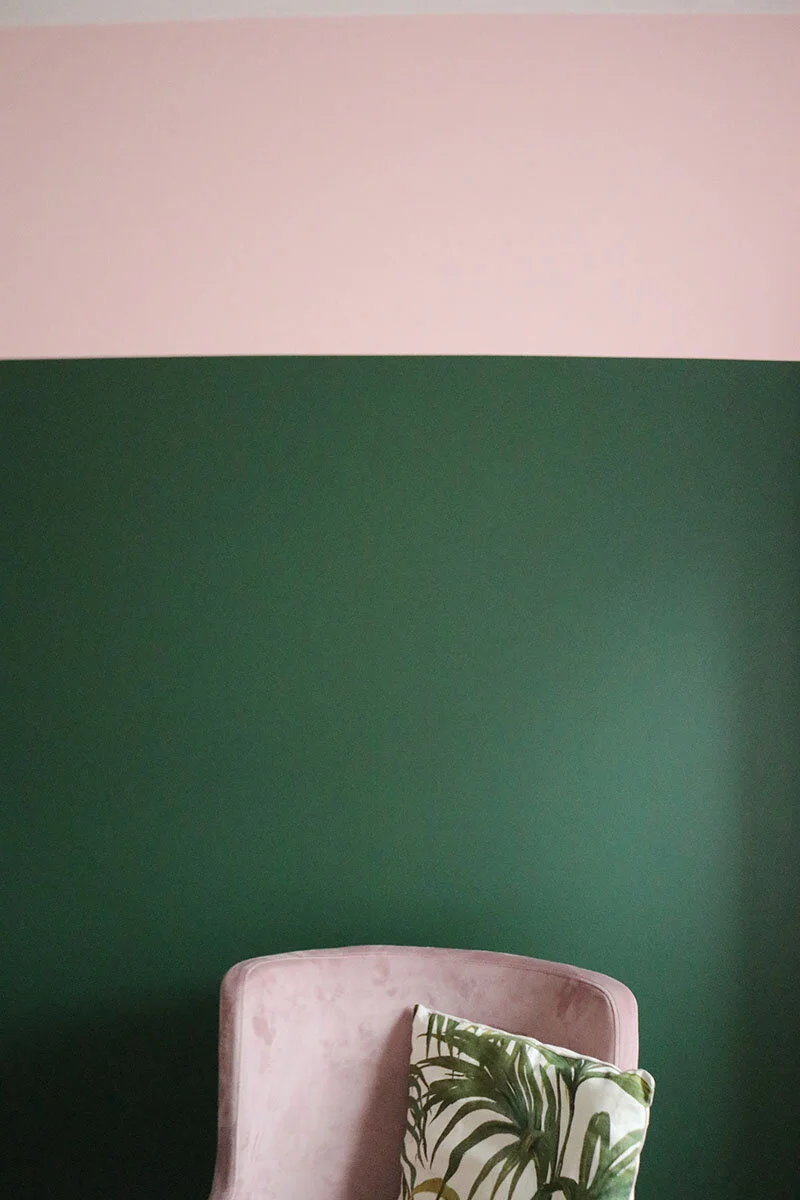 Ad: Pink & Green Painted Office with B&Q — Charlotte Jacklin