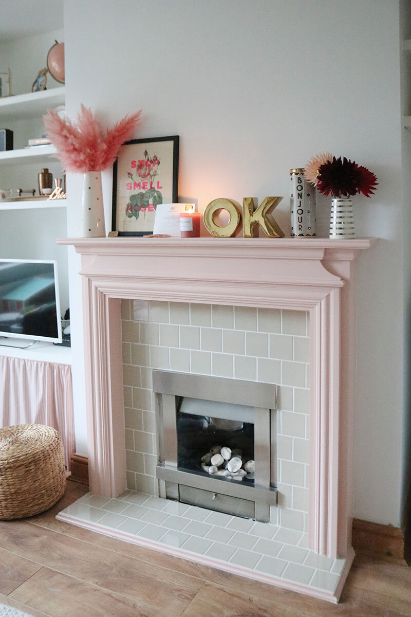 Ad A DIY Fireplace In A Rented Home With BQ Charlotte Jacklin