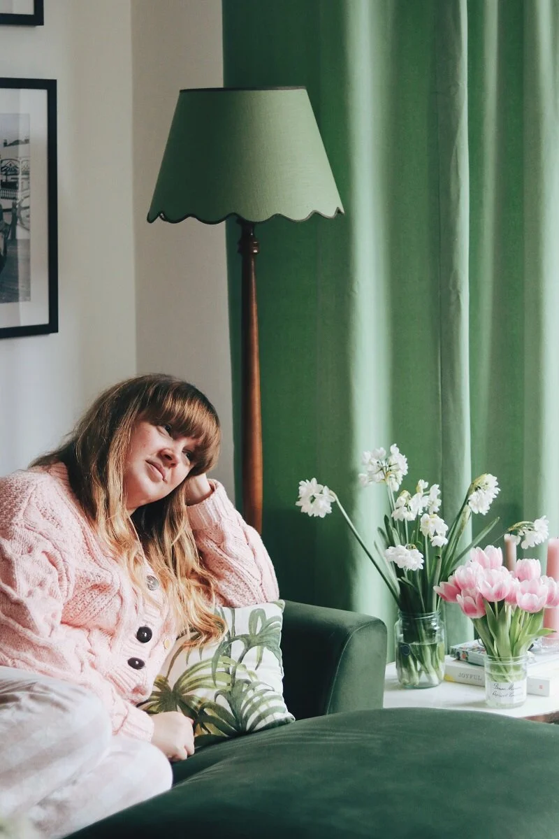 DFS x Joules Green Velvet Patterdale Corner Sofa Review — Charlotte